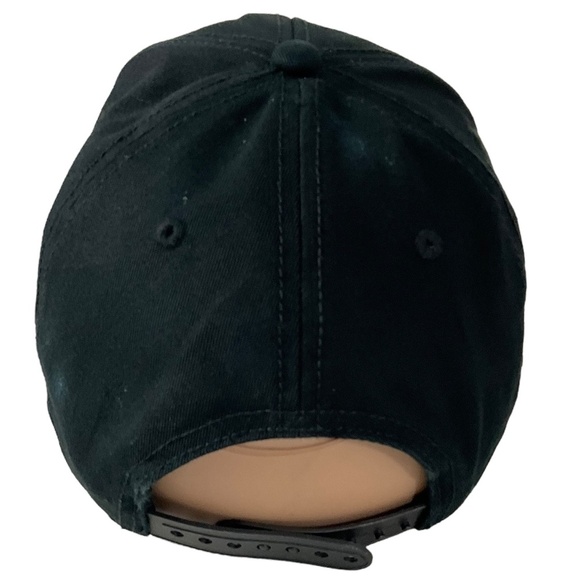 Nirvana Black Baseball Hat Embroidered Yellow Smile Face Logo Adjustable Cap - Picture 5 of 11